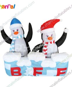 inflatable penguin BFF