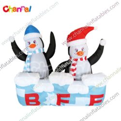 inflatable penguin BFF