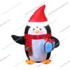 Inflatable Penguin Holding Gift