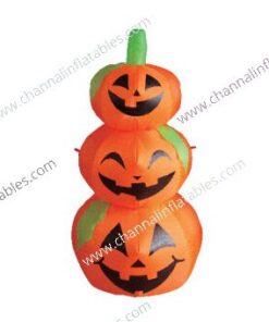 inflatable pumpkin stack