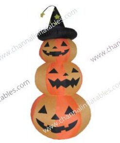 inflatable pumpkin stack