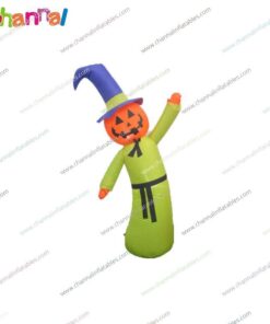 inflatable pumpkin sorcerer