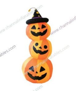 inflatable pumpkin stack