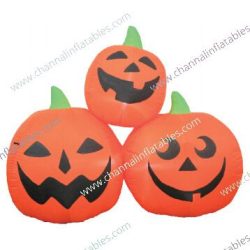 inflatable pumpkin trio stack