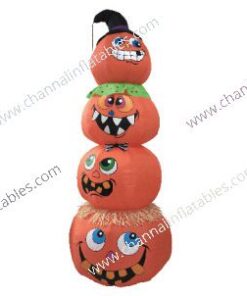 inflatable four pumpkin characters
