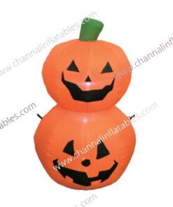 inflatable pumpkin duo