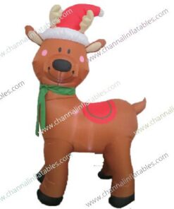 inflatable standing reindeer