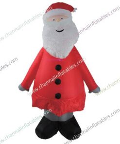 inflatable Santa with red coat