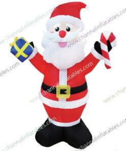 inflatable Santa with gift and candy