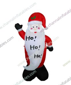 inflatable Santa with white long beard
