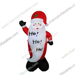 inflatable Santa with white long beard