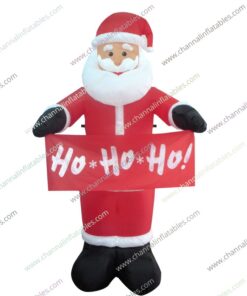 inflatable Santa ho ho ho