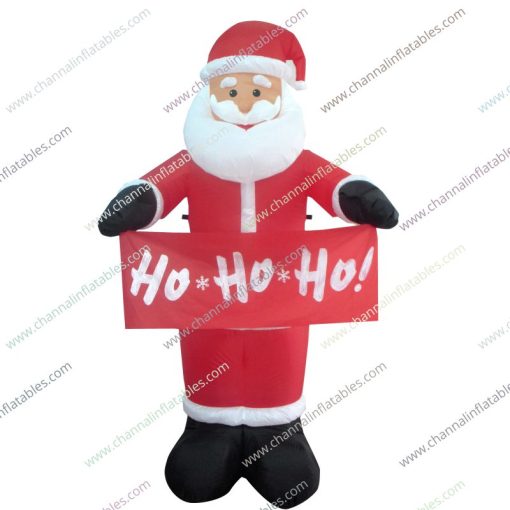 inflatable Santa ho ho ho