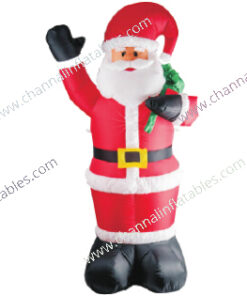 inflatable Santa carrying bag