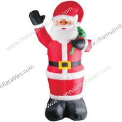 inflatable Santa carrying bag