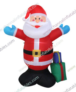 inflatable Santa with gift boxes