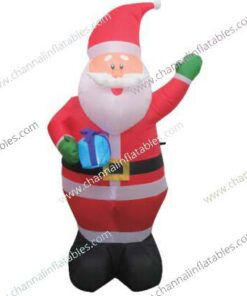 inflatable Santa with present
