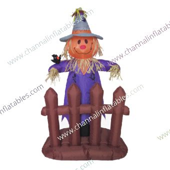 inflatable scarecrow