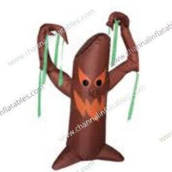 inflatable Halloween green tree