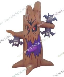 inflatable bats tree halloween decoration