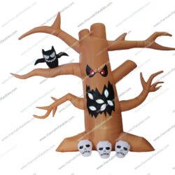 inflatable creepy halloween tree decoration with multiple eyes