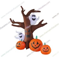Halloween inflatable ghost tree