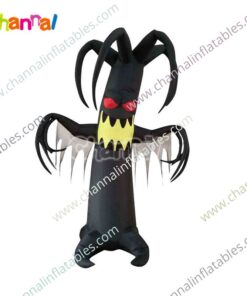 scary black inflatable halloween walking tree