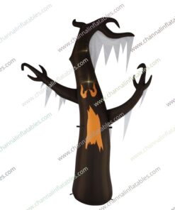 inflatable scary halloween tree decoration