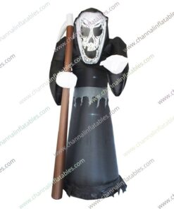 inflatable skeleton death
