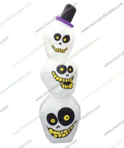 inflatable skeleton head stack