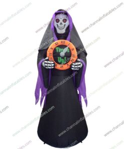 inflatable time is up for Halloween