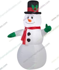inflatable snowman