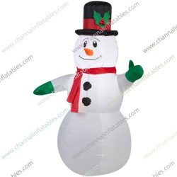 inflatable snowman