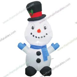 inflatable little snowman