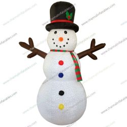 inflatable egg snowman