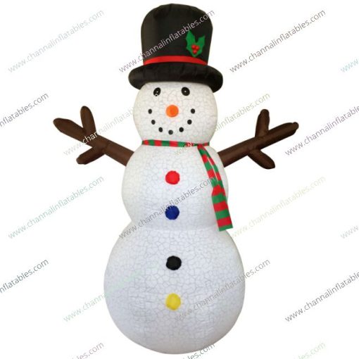 inflatable egg snowman