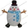inflatable fat snowman