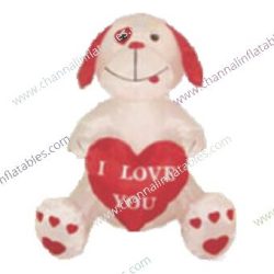 inflatable valentine day puppy