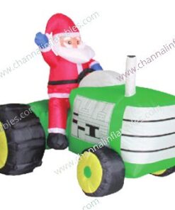 inflatable Santa driving truck