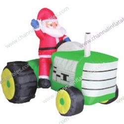 inflatable Santa driving truck