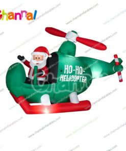 inflatable ho ho ho helicopter
