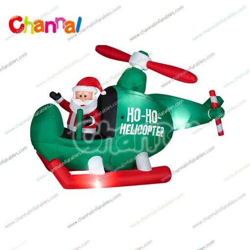 inflatable ho ho ho helicopter