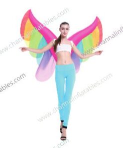 inflatable rainbow wing costume