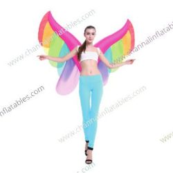 inflatable rainbow wing costume