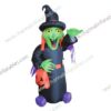 inflatable green witch